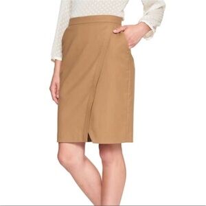 NWT Banana Republic Faux Wrap Pencil Skirt 6